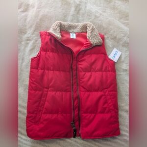 NWT Carter's Puffer Vest with Sherpa Collar| 5T